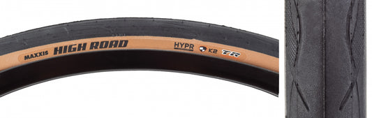 Tire Max High Road 700X25 Black/Tan Fold/170 Hypr/One70/K2/Tr