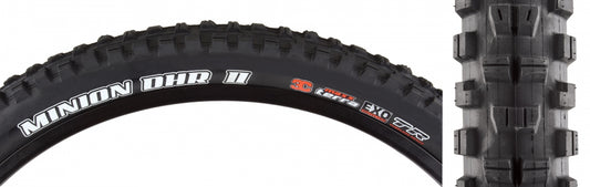 Tire Max Minion Dhr Ii 29X2.4 Black Fold/60X2 3Ct/Dh/2Ply/Tr/E50/Wt