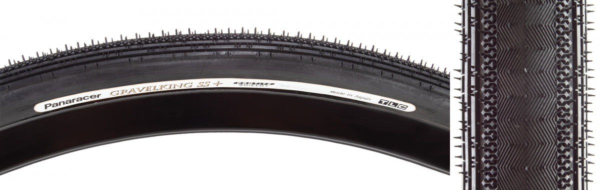 Tire Pan Gravel King Ss+ 700X45 Fold Tbls Bk/Bk
