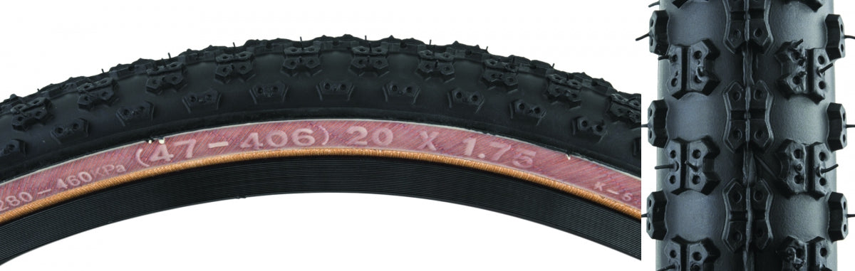 Tire Sunlite 20X1.75 Black/Sk Mx3 K50 Wire