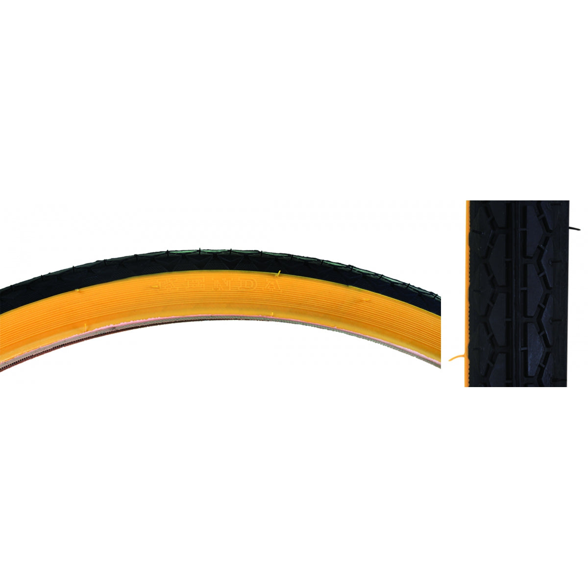 Tire Sunlite 26X1-1/2 650B Black/Gm Street K125 584Mm Wire