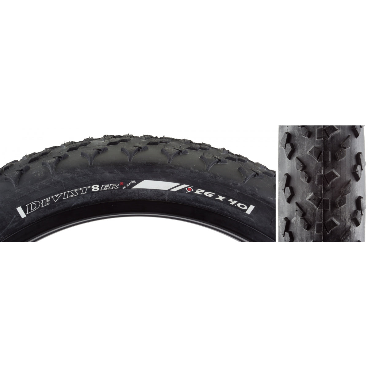 Tire Origin8 Devst 26X4.0 Wire Belt Black/Bk