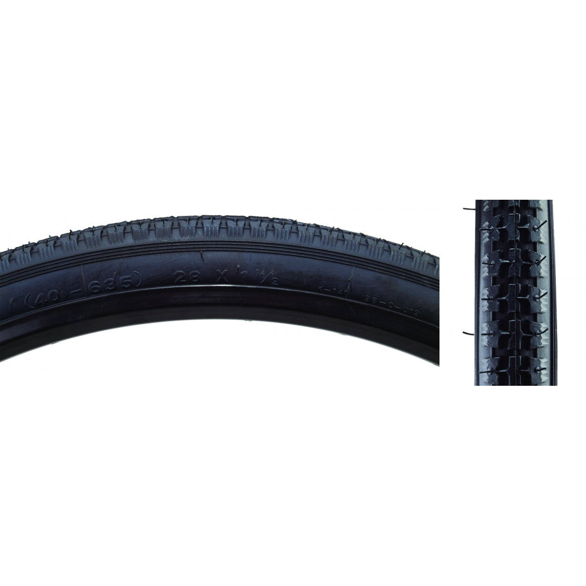 Tire Sunlite 28X1-1/2 Black/Bk Street K14140-635 Wire