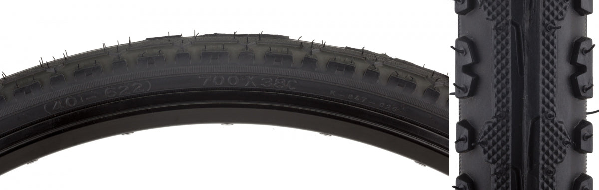 Tire Sunlite 700X38 Black/Bsk Krossplus K847 Wire