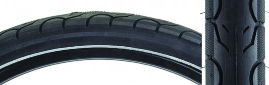 Tire Ken Kwest 26X1.95 Black/Bk K193 22Tpi Reflective 40-65Psi Wire