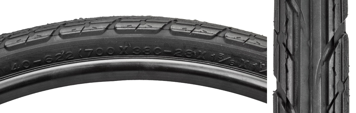 Tire Sunlite 700X38 Black/Bk Eurotour K198 Wire