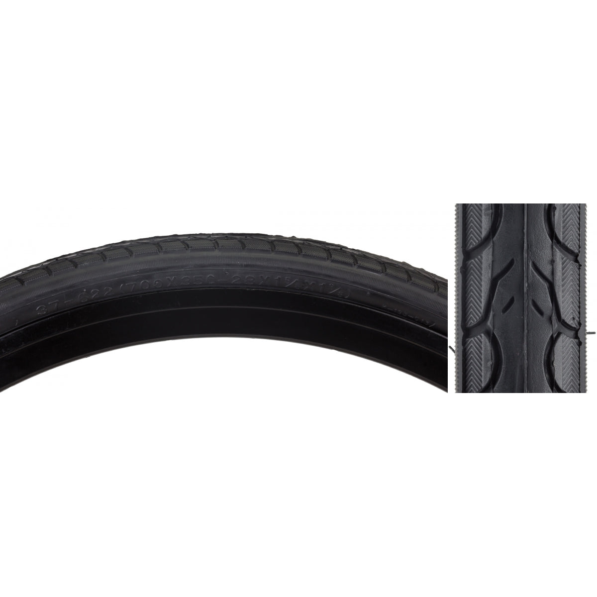 Tire Sunlite 700X35 Black/Bk Kwest 60Lb K193 Wire