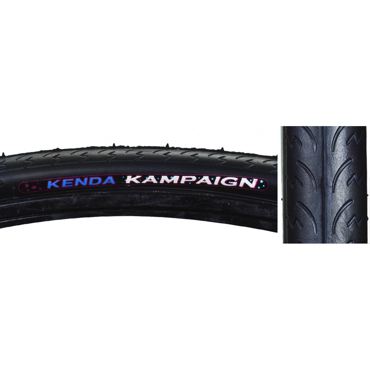 Tire Sunlite 700X23 Black/Bsk 110Lbk177Kamp Wire