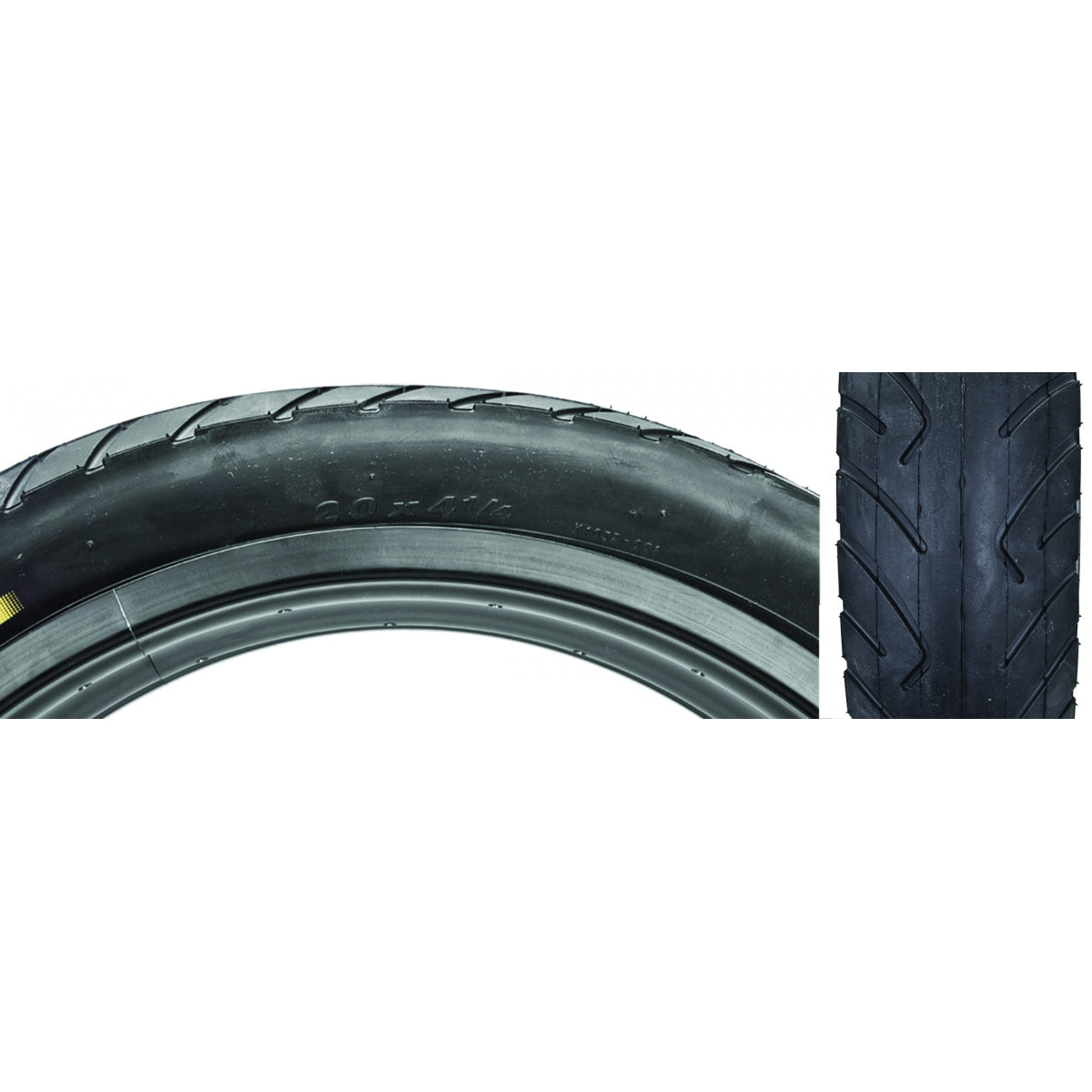 Tire Sunlite 20X4-1/4 Black/Bk Wire K1032