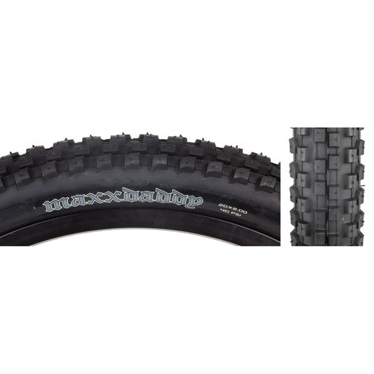 Tire Max Maxxdaddy 20X2.0 Black Wire/60 Sc