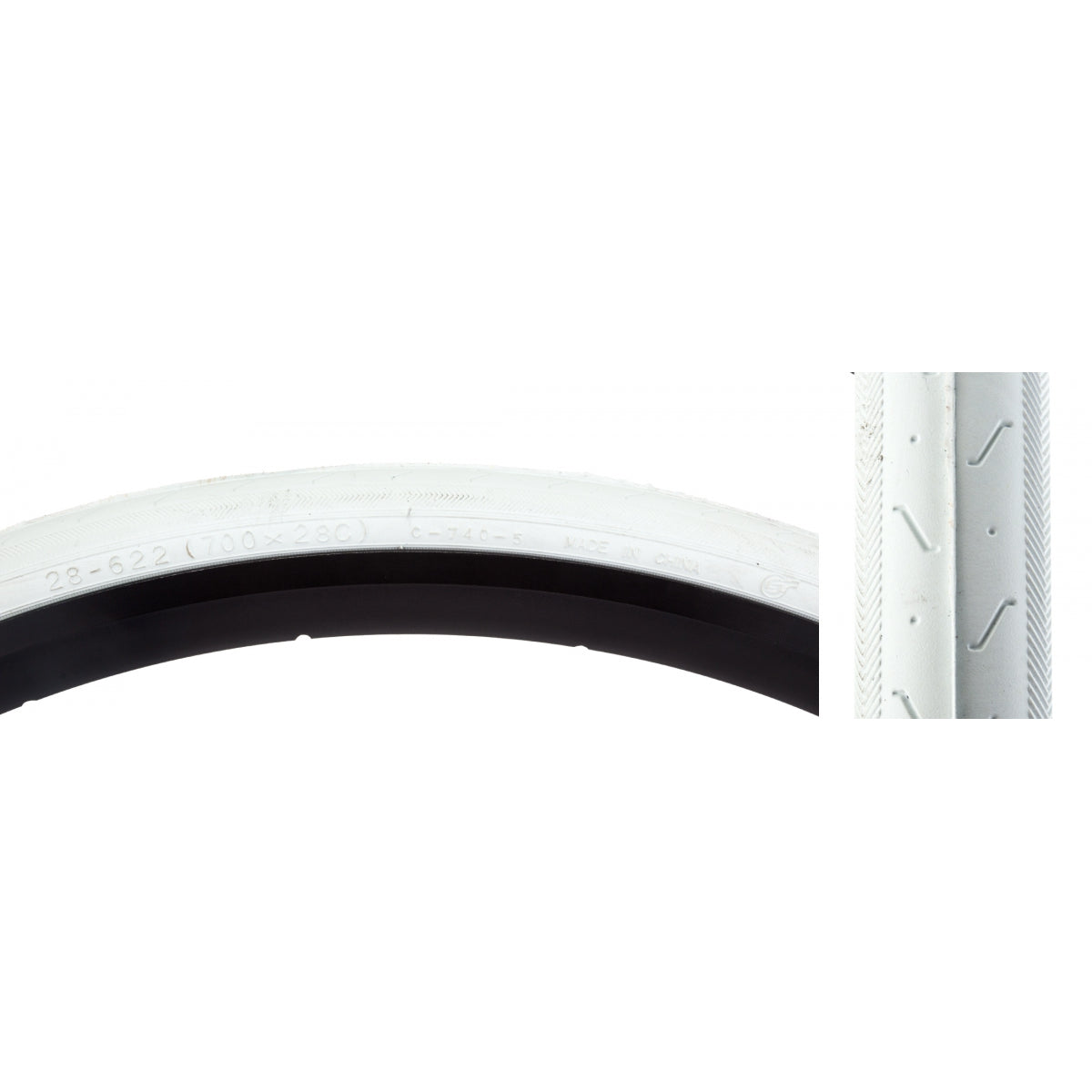 Tire Sunlite 700X28 Cst740 Wh/Wht S-Hp Wire