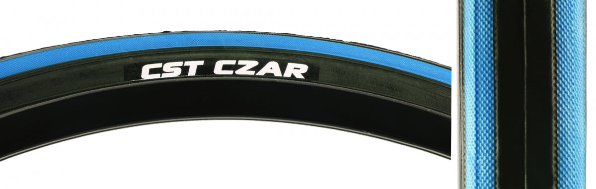 Tire Cstp Czar 700X25 Black/Bu 120Lb Wire