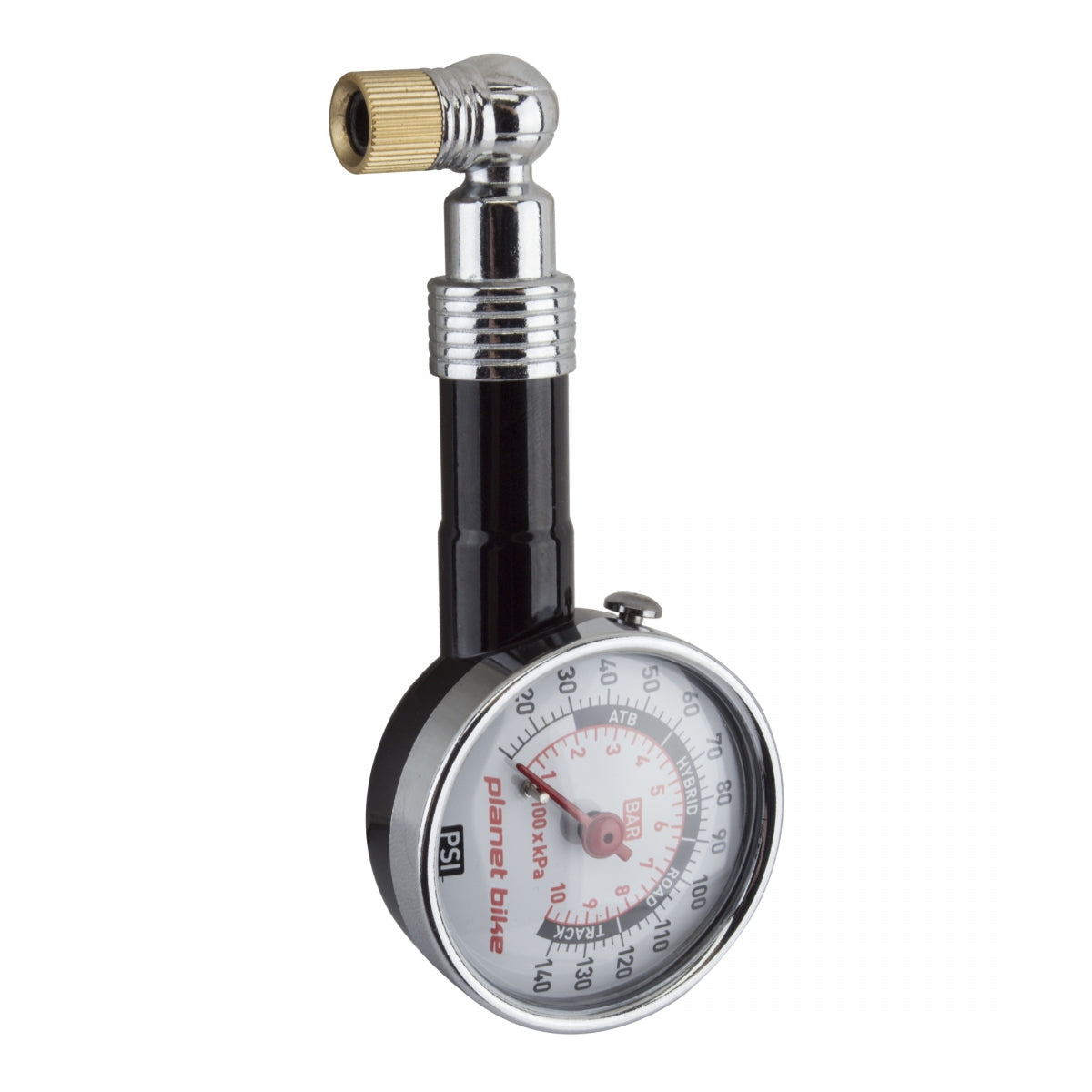 Planet Bike Tire Dial Tire Gauge, Black