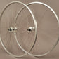 H + PLUS SON TB14 Silver MICHE Track Hubs Fixed Gear Wheelset