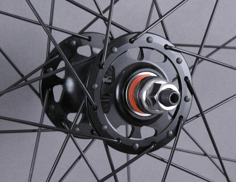 H Plus Son Hydra Black 32h Formula Track Hubs Fixed Gear Tubeless Wheelset Sapim Race Spokes