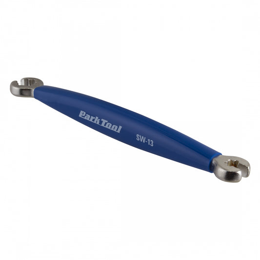 Park Tool #SW-13 Double-Ended Spoke Wrench for Mavic 6-Spline Wheels, 5.5/9mm, Blue
