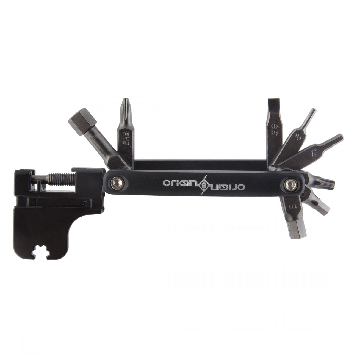 Origin8 SL-16 Black-Series Mini Multi Tool, 16-In-1, Black