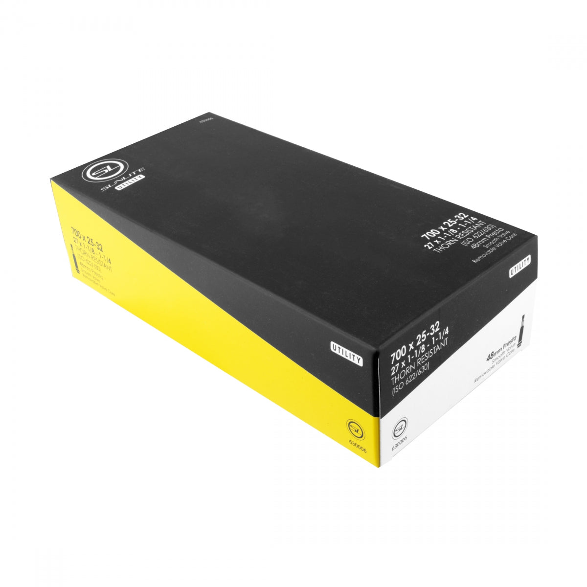 Tube Sunlite Utilit Thorn Res 700X25-32 27X1-1/8-1-1/4 Pv48/Smth/Rc Ffw25Mm