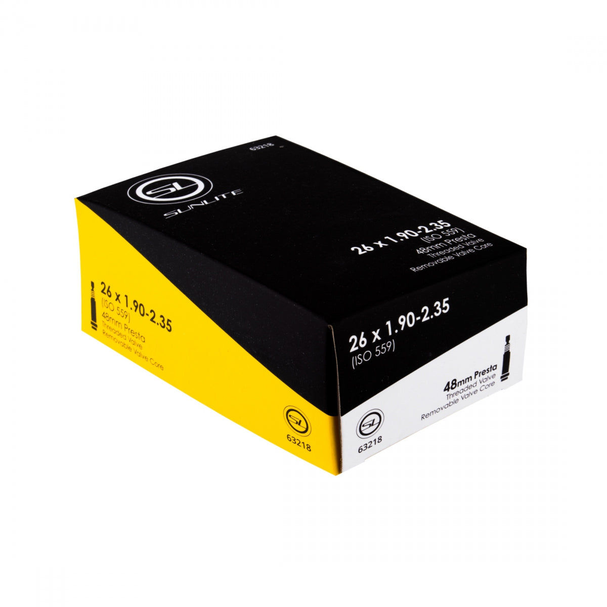 Tube Sunlite 26X1.90-2.35 Pv48/Thrd/Rc Ffw 51Mm