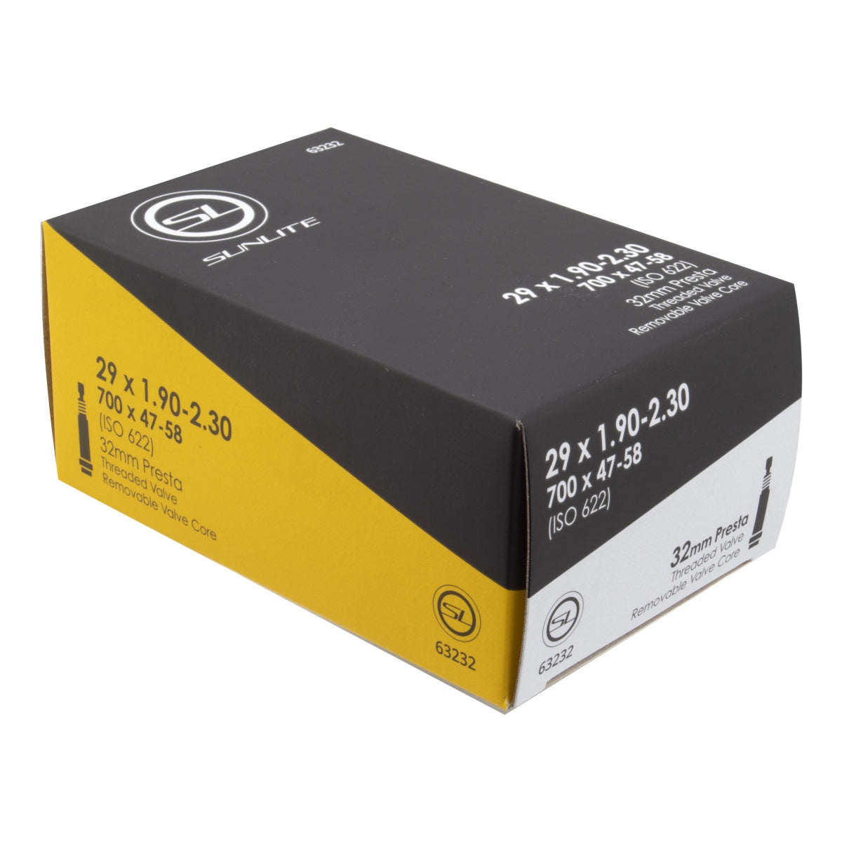 Tube Sunlite 29X1.90-2.30 Pv32/Thrd/Rc (700X47-58) Ffw51Mm