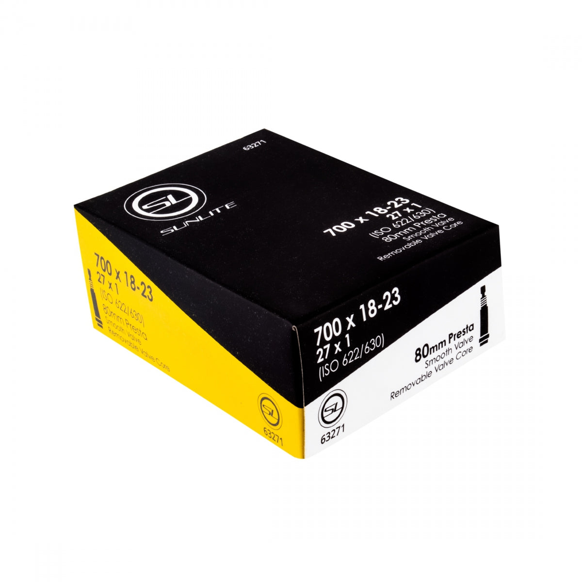 Tube Sunlite 700X18-23 Pv80/Smth/Rc (27X1) Ffw22Mm