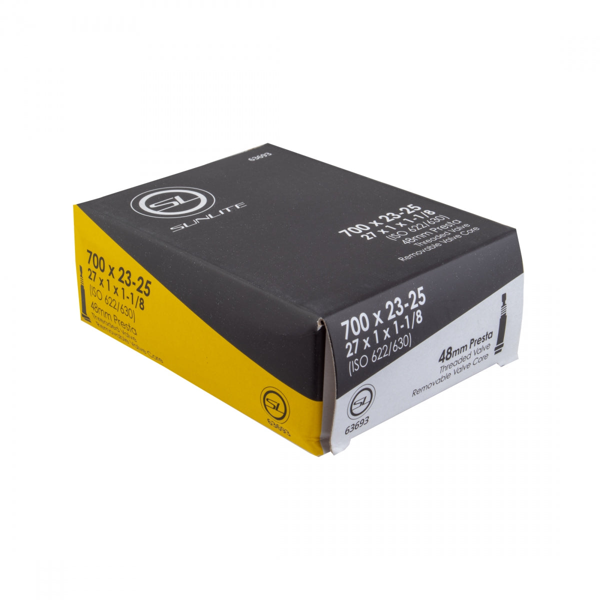Tube Sunlite 700X23-25 Pv48/Thrd/Rc (27X1X1-1/8) Ffw25Mm