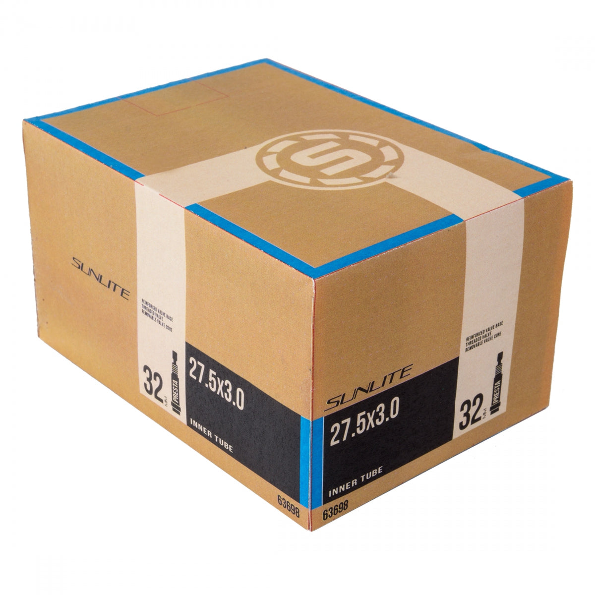 Tube Sunlite 27.5X3.0 Pv32/Thrd/Rc Ffw81Mm