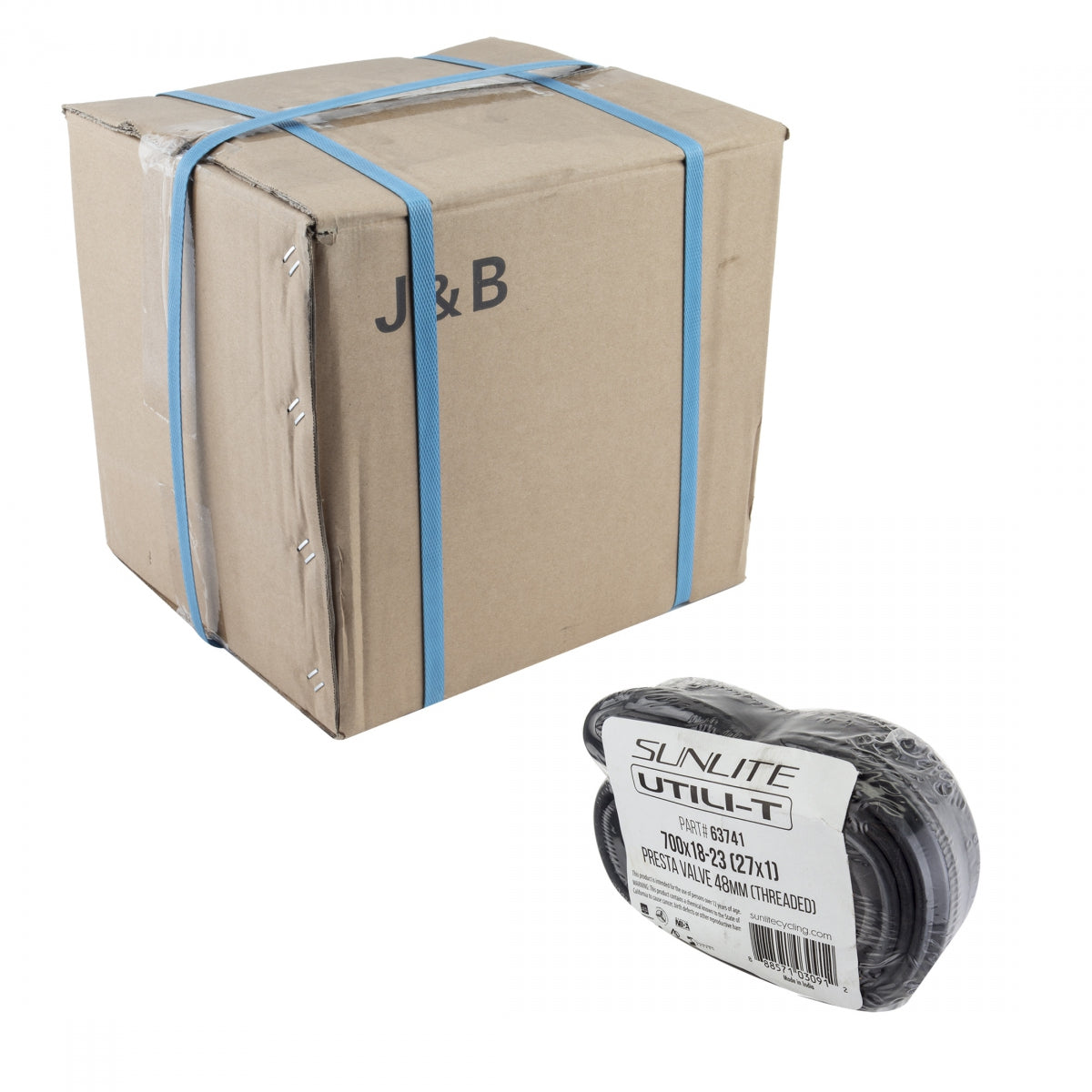 Tube Sunlite Utilit Bulk 700X18-23 27X1 Pv/48/Thrd/Nrc Bxof50 Ffw 25Mm