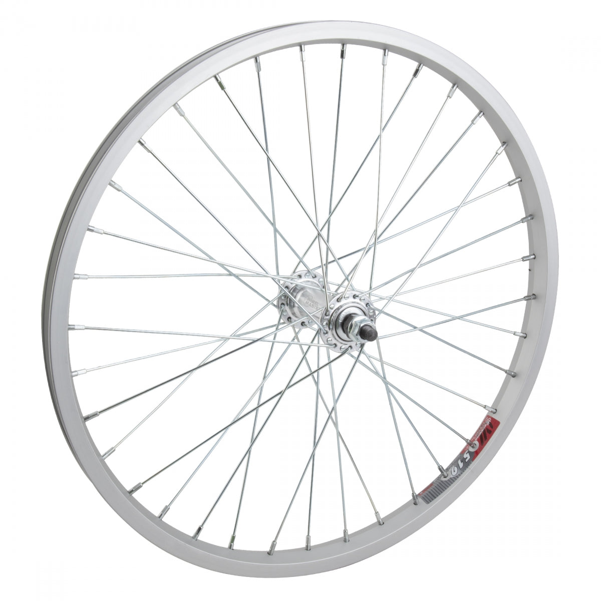 WheelMaster Front Bicycle Wheel, 20 x 1.75, 36H, Alloy, Bolt On, Silver
