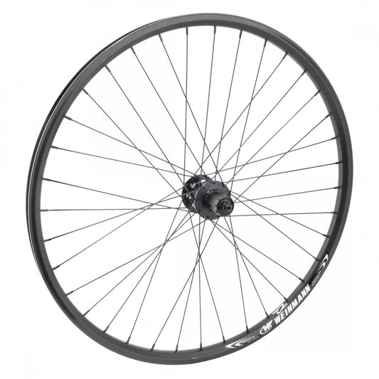 Wm Weinmann 27.5 Mtb Rear Wheel, Xm280 Disc, Black, 32H, Mt2000, 6-Bolt, 135mm Quick Release