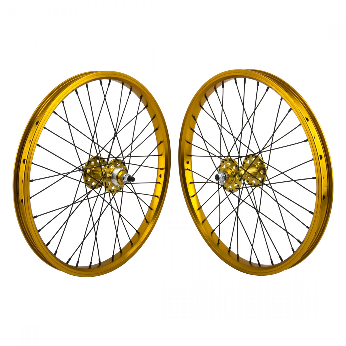 Wheelset 20X1.75 406X24 Se Bikes Gold 36 Se Bikes Single Speed Freewheel Seal 3/8 110Mm Dti2.0Bk