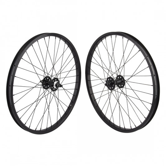 Wheelset  24X1.75 507X24 Se Bikes Black 36 Se Bikes Single Speed Freewheel Seal 3/8 110Mm Dti2.0Bk