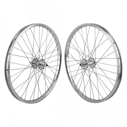 Wheelset  24X1.75 507X24 Se Bikes Silver 36 Se Bikes Single Speed Freewheel Seal 3/8 Sl 110Mm Dti2.0Sl