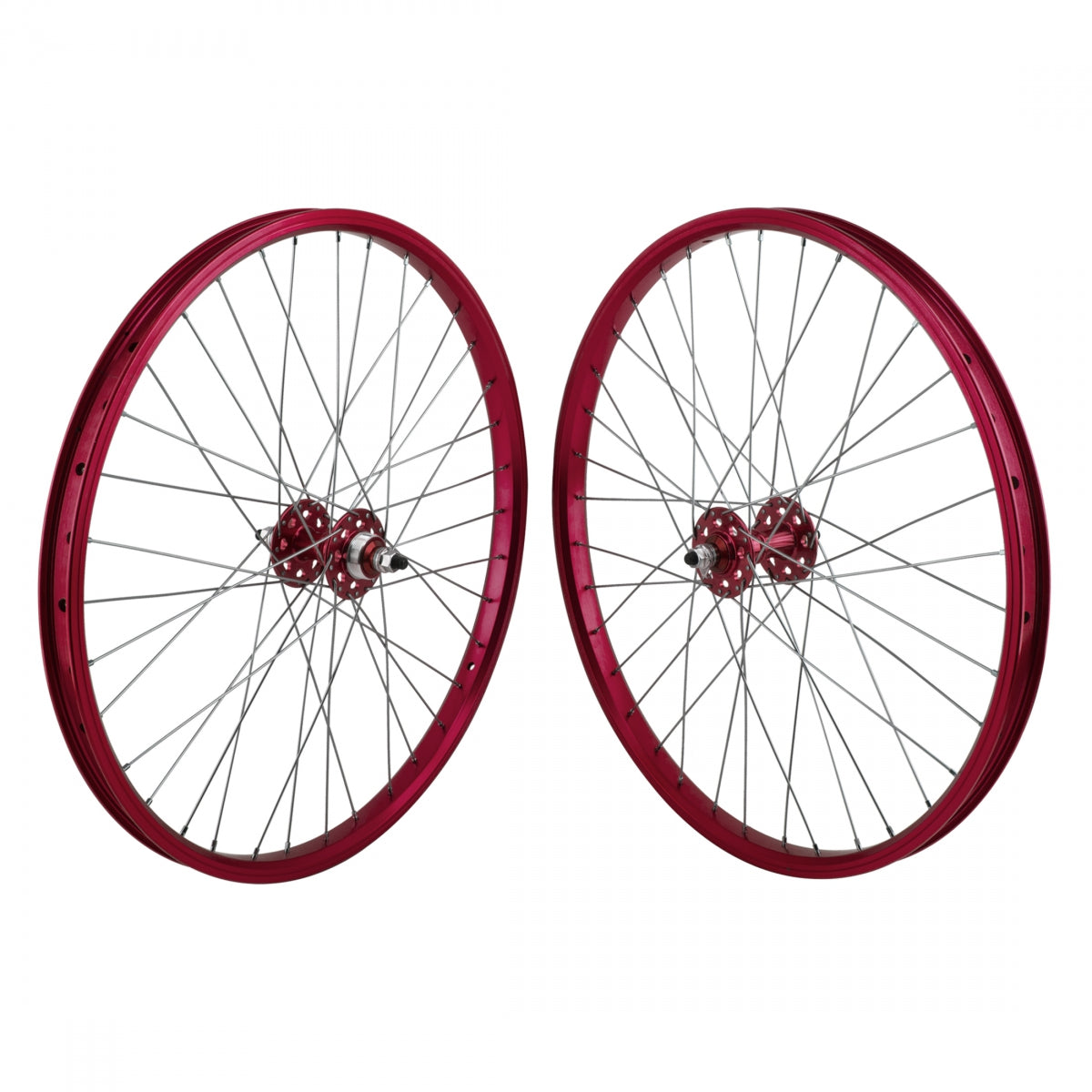 Wheelset 24X1.75 507X24 Se Bikes Red 36 Se Bikes Single Speed Freewheel Seal 3/8 110Mm Dti2.0Sl