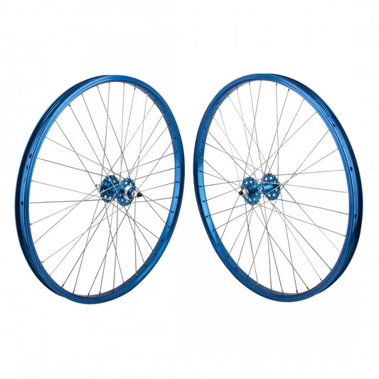 Wheelset 26 Inch 559X24 Se Bikes Blue 36 Single Speed Freewheel Seal 3/8 110Mm Dti2.0Sl