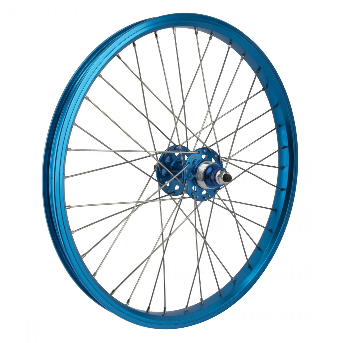 Wheel Rear 20X1.75 406X24 Se Bikes Blue 36 Single Speed Freewheel Sealed 3/8 110Mm Dti2.0Sl