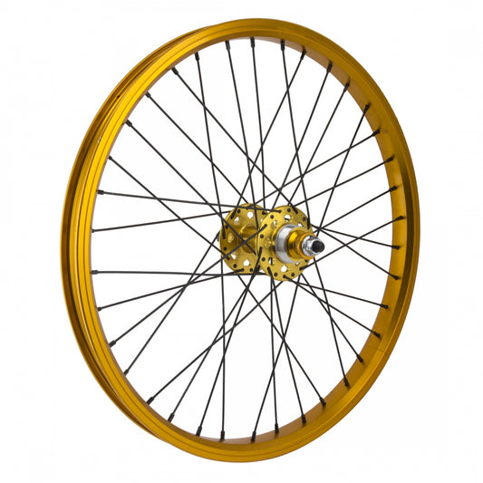 Wheel Rear 20X1.75 406X24 Se Bikes Gold 36  Single Speed Freewheel Sealed 3/8 110Mm Dti2.0Bk