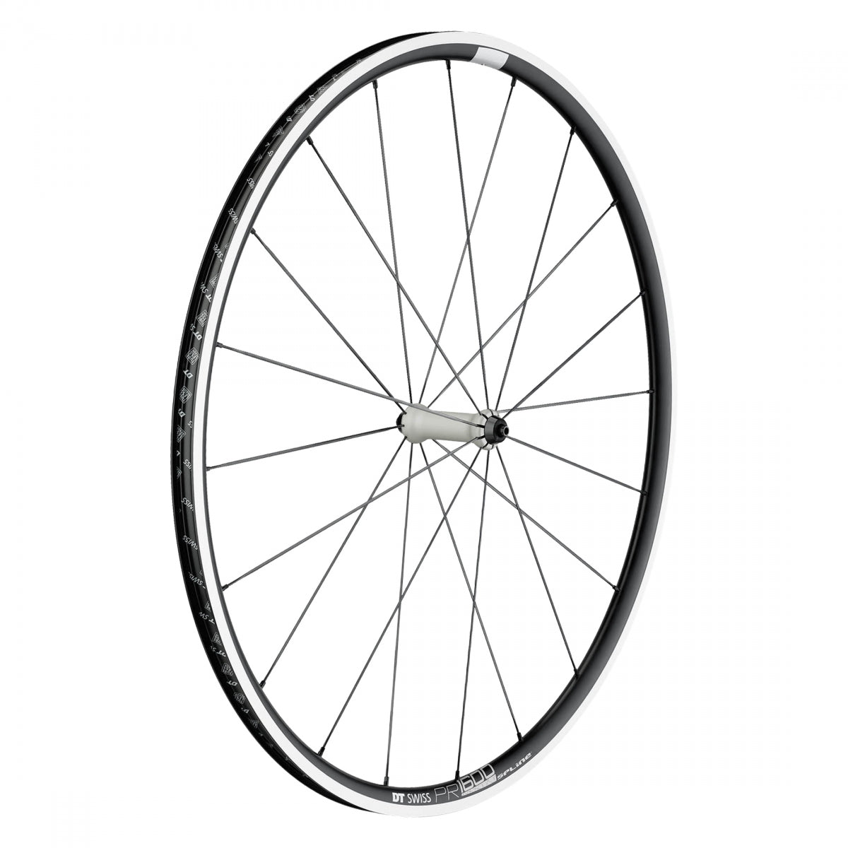 Wheel Front Dt Swiss 700 622X18 Pr1600 Spline 23 100X5Mm Quick Release Tubeless W/Rws