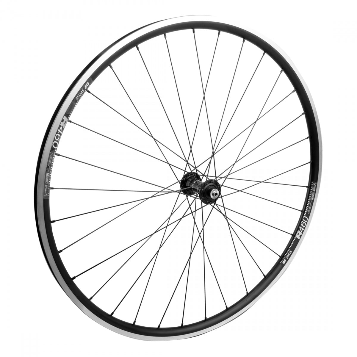 Wheel Front 700 622X18 Dt R460 Black Msw 32 Shimano R7000 Quick Release 100Mm Dt2.0/1.8Bk