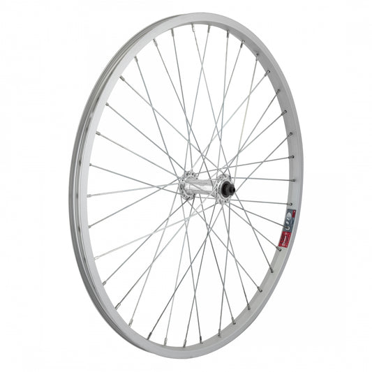 Weinmann 519 Front Bicycle Wheel, 24" x 1.5" 36 Spoke Alloy Quick Release Silver