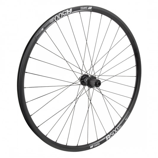 Wheel Rear 700c 622X22.5 Dt R500 Black Disc 32 Shimano R7070 8-11S Centerlock 12Mm  142Mm Dt2.0Bk **No 8-10 Speed Shim**