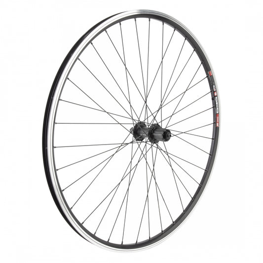 Wheel Rear 700c 622X19 Dt Swiss 535 Black Rim 36 Spoke Shimano T3000 8-10S Hub Quick Release 135mm
