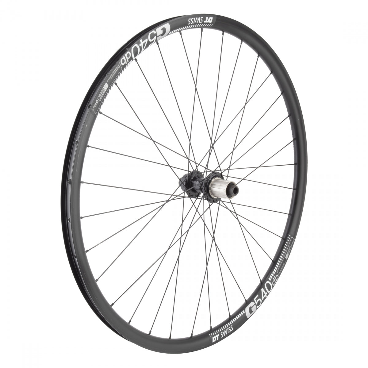 Dt G540 Black Rear Wheel 700c 622X24 Road Gravel Disc Brake 32 Or8 Rd1120 8-11S Centerlock 12Mm Seal 142Mm DT 2.0