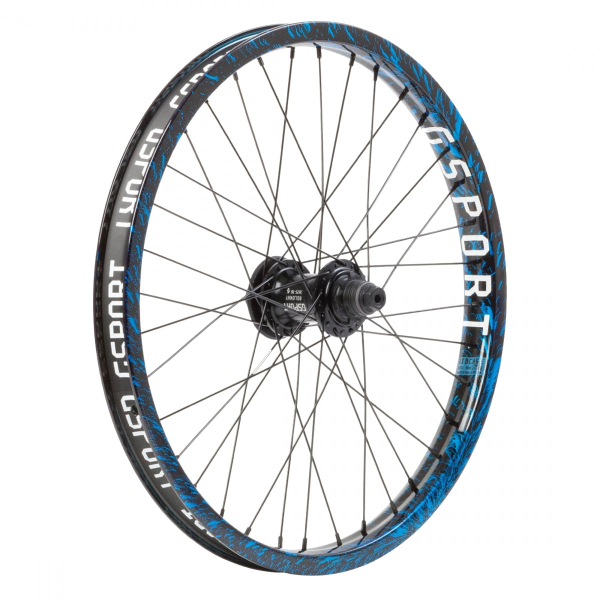 Wheel Rear Odyssey Ribcage Roloway Cass 36 9T Rhd/Lhd 14Mm Blue Blood
