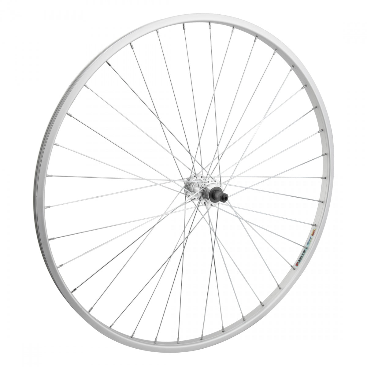 Wheelmaster Alloy 27x1-1/4 Road Rear Wheel, Silver, 36H, 126mm Quick Release