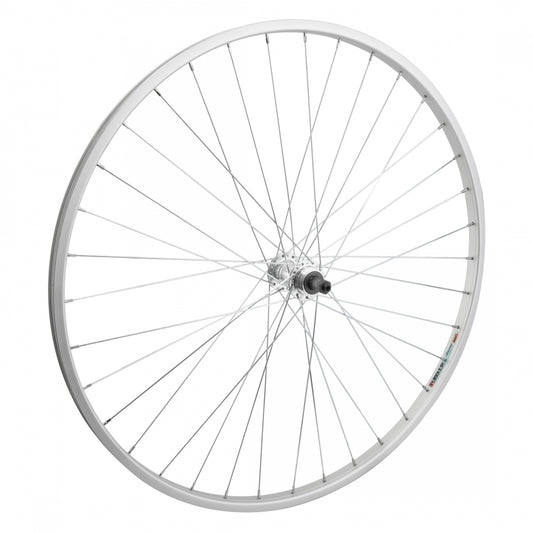 Wheelmaster Alloy 27x1-1/4 Road Rear Wheel, Silver, 36H, 126mm Quick Release