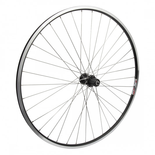 Wm Weinmann 700c Road Rear Wheel, Black Msw, 36H, 8/9Sp Cassette, Black, Quick Release