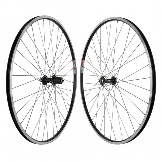 Wm Weinmann 700c Road Wheelset (Pair), Black Msw, 36 H, 8/9-Speed Cassette, Quick Release, 130mm