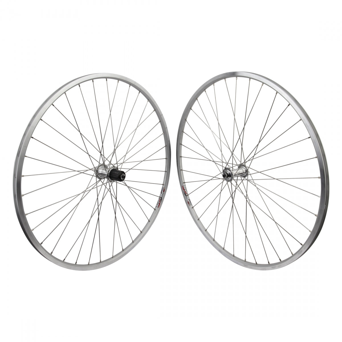 Weinmann LP18 700c Road Bike Wheelset Silver, 36H, 8-10 Speed Cassette, Quick Release, 130mm