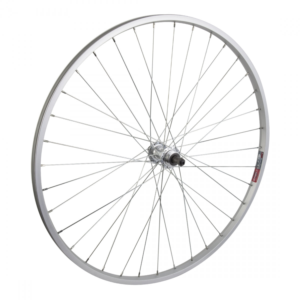 Wheelmaster Alloy 700x35 Hybrid/Comfort Rear Wheel, Silver, Quick Release, FW 5-7-Speed, 36H